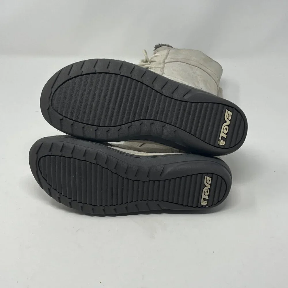 Teva 'Kiru' winter tall boots women white 5